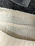 Unbranded 100% Acrylic Color Block Ivory Turtleneck Sweater Size S - photo 7