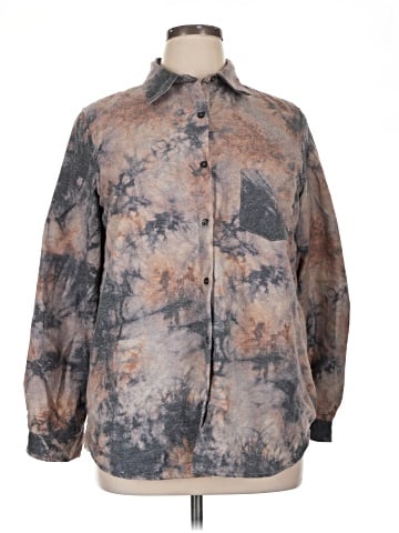 Luna Long Sleeve Button-Down Shirt (view 1)