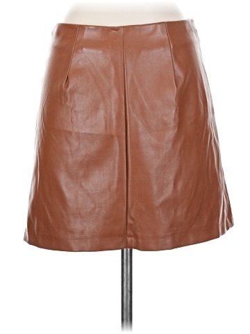 Joe Benbasset Faux Leather Skirt (view 2)