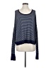 Eileen Fisher Stripes Blue Pullover Sweater Size S - photo 1