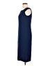 St. John 100% Wool Solid Blue Cocktail Dress Size 11 - photo 5