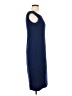 St. John 100% Wool Solid Blue Cocktail Dress Size 11 - photo 4
