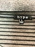 Hype Stripes Gray Casual Dress Size L - photo 7