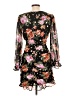 Storia 100% Polyester Floral Black Cocktail Dress Size L - photo 2