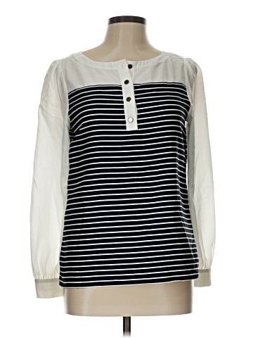 Ann Taylor Factory Long Sleeve Blouse (view 1)