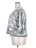Raakhee 100% Cotton Silver 3/4 Sleeve Top Size 2X - photo 5
