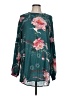 Jaase Teal Long Sleeve Blouse Size L - photo 1
