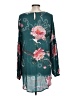 Jaase Teal Long Sleeve Blouse Size L - photo 2