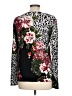 Joni B. Floral Black Pullover Sweater Size L - photo 2