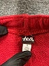 Tea 100% Cotton Color Block Red Track Pants Size 6 - photo 3