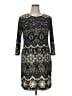 Donna Morgan Black Cocktail Dress Size 14 - photo 1