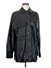 Zara 100% Polyurethane Black Jacket Size S - photo 1