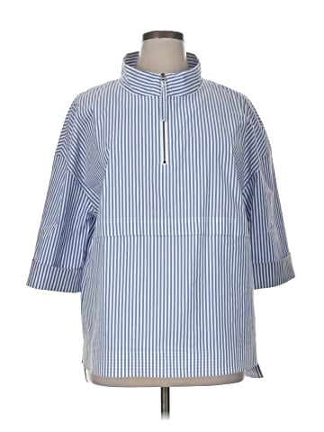 St. John 3/4 Sleeve Button-Down Shirt (view 1)