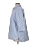 St. John Stripes Blue 3/4 Sleeve Button-Down Shirt Size XL - photo 5