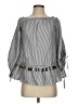 Listicle 100% Rayon Gray 3/4 Sleeve Blouse Size S - photo 1