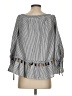 Listicle 100% Rayon Gray 3/4 Sleeve Blouse Size S - photo 2