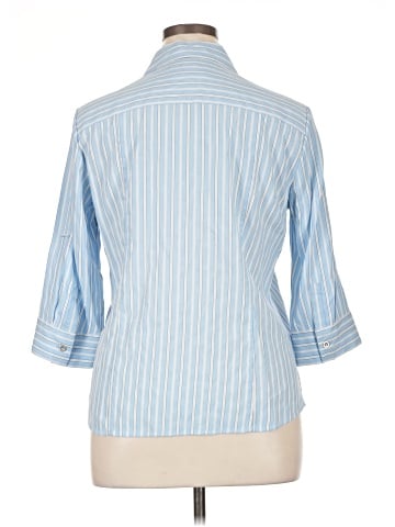 Croft & Barrow 3/4 Sleeve Button-Down Shirt (view 2)