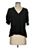Madewell Black Short Sleeve Blouse Size S - photo 1