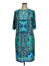 Studio One Paisley Teal Casual Dress Size 1X - photo 1