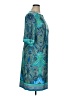 Studio One Paisley Teal Casual Dress Size 1X - photo 4