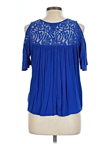 a.n.a. A New Approach Short Sleeve Blouse (view 2)