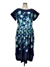 Talbots Floral Blue Casual Dress Size 16 - photo 1