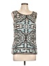Ann Taylor Teal Sleeveless Blouse Size 12 - photo 1
