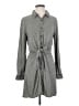 Express 100% Lyocell Gray Green Casual Dress Size S - photo 1