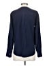 J.Crew 100% Silk Blue Long Sleeve Silk Top Size 2 - photo 2