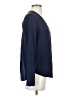 J.Crew 100% Silk Blue Long Sleeve Silk Top Size 2 - photo 4