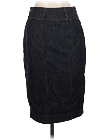 White House Black Market Denim Skirt (view 2)