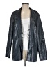 Cupcakes & Cashmere 100% Polyester Metallic Silver Gray Blazer Size M - photo 1