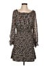 Talula 100% Polyester Floral Black Casual Dress Size L - photo 1