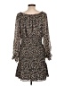 Talula 100% Polyester Floral Black Casual Dress Size L - photo 2