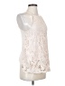 Clover + Scout 100% Polyester Ivory Sleeveless Blouse Size S - photo 2