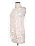 Clover + Scout 100% Polyester Ivory Sleeveless Blouse Size S - photo 4