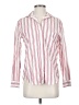 Grayson 100% Cotton Stripes White Long Sleeve Blouse Size XS (1) - photo 1