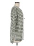 Caslon Stripes Gray 3/4 Sleeve T-Shirt Size M - photo 4