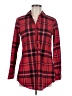 Foxcroft Plaid Red Long Sleeve Button-Down Shirt Size 6 - photo 1