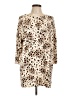 Chico's Ivory Casual Dress Size Lg (2) - photo 1