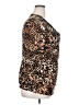 Moa Moa Animal Print Brown 3/4 Sleeve Blouse Size 2X - photo 4