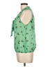 Fresh Brewed 100% Polyester Green Sleeveless Blouse Size L - photo 5