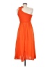 Shein 100% Polyester Orange Cocktail Dress Size 6 - photo 2