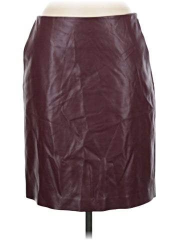 Theory Faux Leather Skirt (view 1)