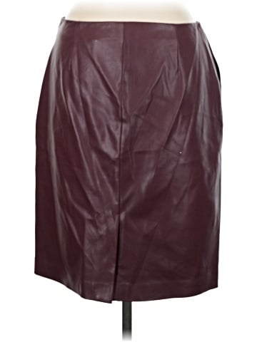 Theory Faux Leather Skirt (view 2)