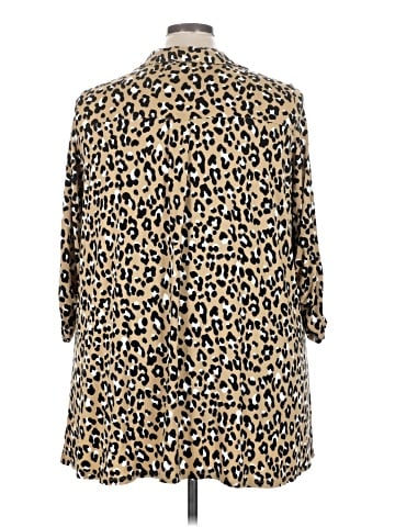 Kim Rogers 3/4 Sleeve Button-Down Shirt (view 2)