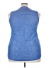 Siren Lily 100% Polyester Blue Sleeveless Blouse Size 3X - photo 2