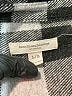 BeachLunchLounge Checkered-gingham Gray Long Sleeve Blouse Size L - photo 7