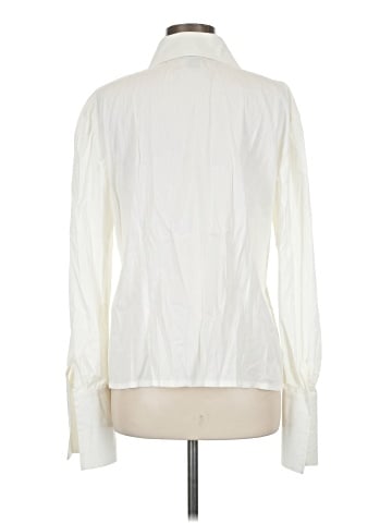 St. John Caviar Long Sleeve Blouse (view 2)