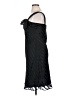 Dawn Joy Evening 100% Polyester Chevron-herringbone Black Cocktail Dress Size 14 - photo 5